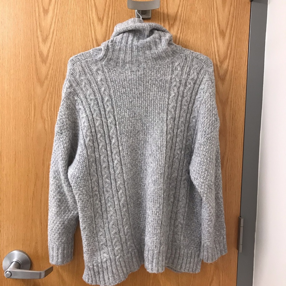 Aerie cable-knit turtleneck